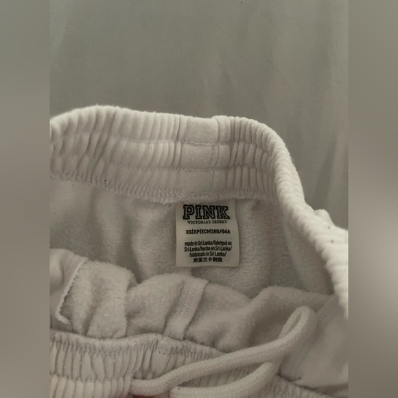 White PINK Comfy Shorts - Picture 3 of 4